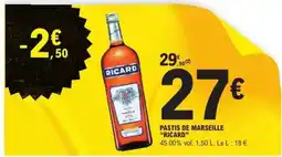 E.Leclerc Pastis de Marseille 'Ricard' offre