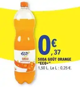 E.Leclerc SODA GOÛT ORANGE ECO+ offre