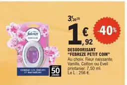 E.Leclerc DESODORISANT FEBREZE PETIT COIN offre