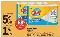 E.Leclerc ESSUIE-TOUT “OKAY” offre