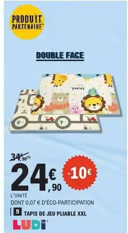 E.Leclerc TAPIS DE JEU PLIABLE XXL offre