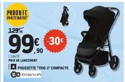 E.Leclerc Poussette 'Trig 3' Compacte offre