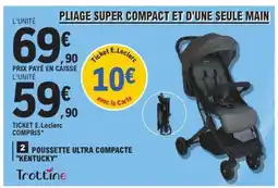 E.Leclerc Poussette Ultra Compacte 'Kentucky' offre