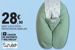 E.Leclerc TINEO Coussin de maternite multirelax offre