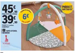 E.Leclerc Tapis d'eveil reverso offre