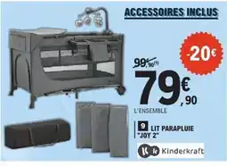 E.Leclerc KINDERKRAFT Lit parapluie joy 2 offre