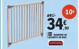 E.Leclerc WEBABY Barriere de | securite en bois offre