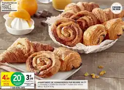 Intermarché Express Assortiment de viennoiseries pur beurre x9 offre