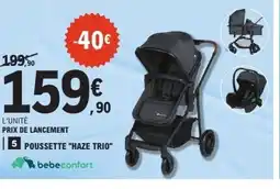 E.Leclerc BEBECONFORT Poussette haze trio offre