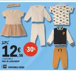 E.Leclerc Ensemble bebe offre