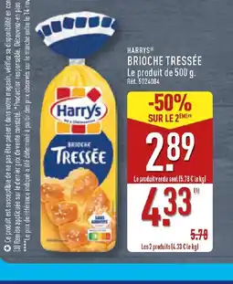 ALDI HARRYS Brioche tressée offre