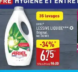 ALDI ARIEL Lessive liquide offre