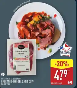 ALDI ST-CLÉMENT LE BOUCHER Palette demi-sel sans os offre