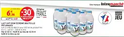 Intermarché Express Lait uht demi écrémé bouteille pâturages offre
