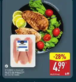 ALDI ST-CLÉMENT LE VOLAILLER Filets de poulet offre