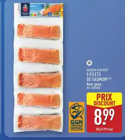 ALDI GOLDEN SEAFOOD 5 Filets de saumon offre