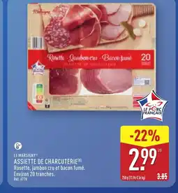 ALDI LE MARSIGNY Assiette de charcuterie offre