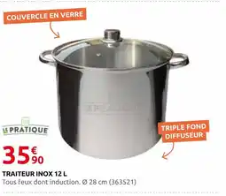 Rural Master Le pratique traiteur inox 12 l offre
