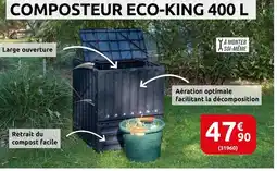 Rural Master Composteur eco-king 400 l offre
