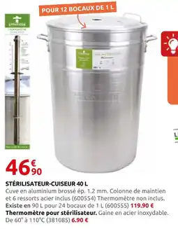 Rural Master Stérilisateur-cuiseur 40 l offre