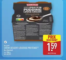 ALDI MILSANI Crème dessert liégeoise protéinée offre