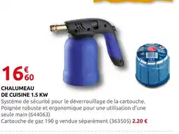 Rural Master Chalumeau de cuisine 1.5 kw offre