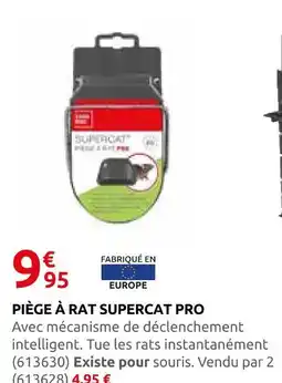 Rural Master Piège à rat supercat pro offre