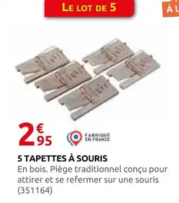 Rural Master 5 tapettes à souris offre