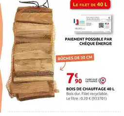 Rural Master Bois de chauffage 40 l offre