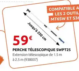 Rural Master Perche télescopique swpt25 offre