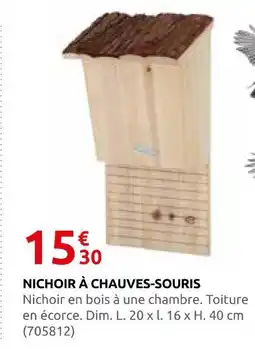 Rural Master Nichoir à chauves-souris offre