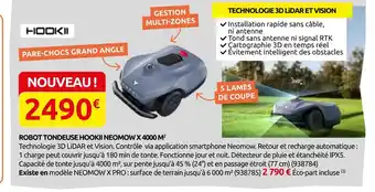 Rural Master Hookii robot tondeuse neomow x 4000 m² offre