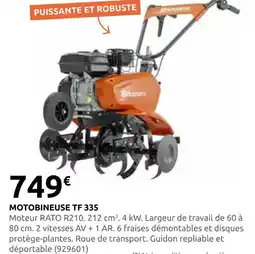 Rural Master Motobineuse tf 335 offre