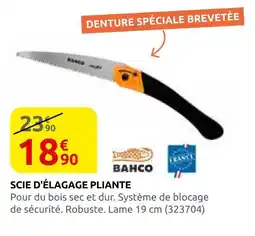 Rural Master Bahco scie d'élagage pliante offre