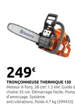 Rural Master Husqvarna tronçonneuse thermique 130 offre