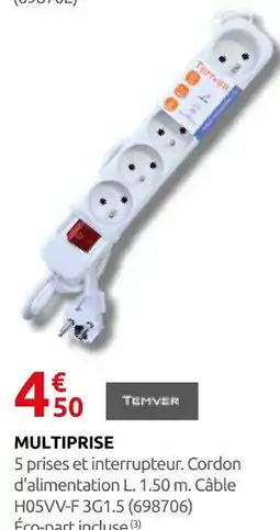 Rural Master Temver multiprise offre