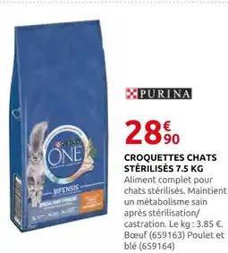 Rural Master Purina croquettes chats stérilisés offre