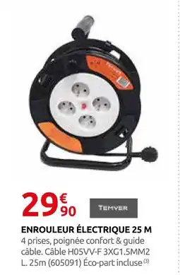 Rural Master Temver enrouleur électrique 25 m offre