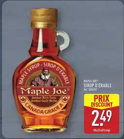 ALDI MAPLE JOE Sirop d'érable offre
