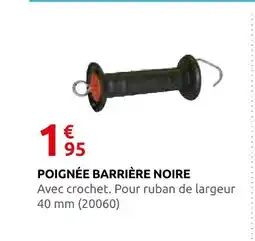 Rural Master Poignée barrière noire offre
