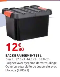 Rural Master Bac de rangement 58 l offre