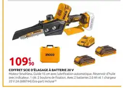Rural Master Coffret scie d'élagage à batterie 20 v offre