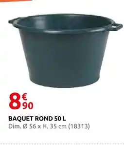 Rural Master Baquet rond 50 l offre