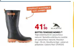 Rural Master Blackfox bottes tennessee noires offre