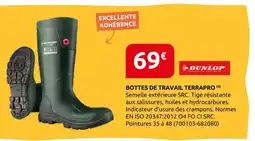 Rural Master Dunlop bottes de travail terrapro offre