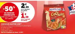 Super U Maitre coq coq'ailes offre