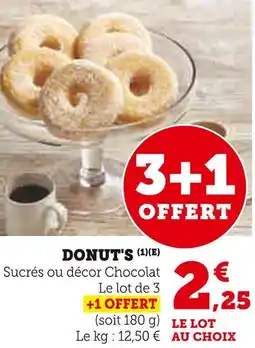 Super U Donut's offre