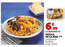 Super U Paella de la mer offre