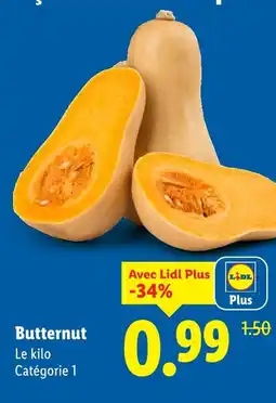 Lidl Butternut offre