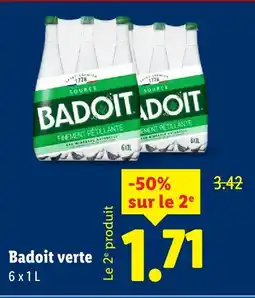 Lidl Badoit verte offre